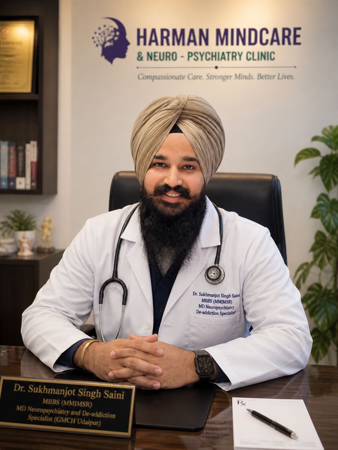 Dr. Sukhmanjot Singh Saini at Harman Mindcare Clinic